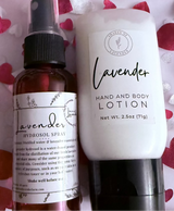 Lavender Valentine Mini Lotion Set