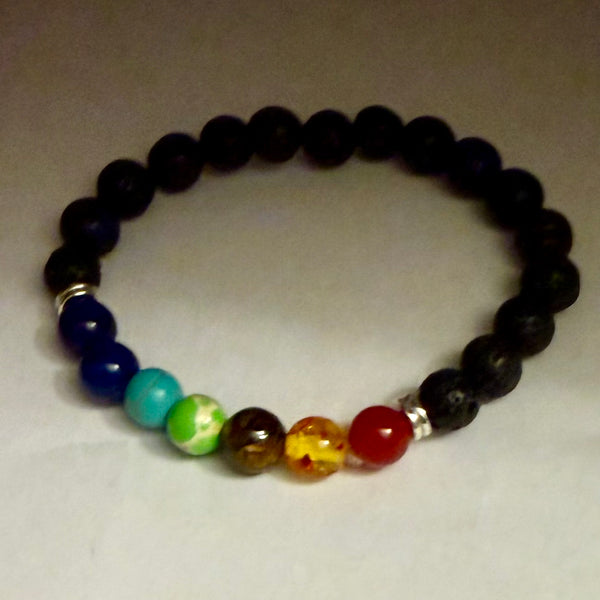 chakra essential oil diffuser bracelet