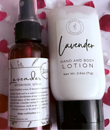 Lavender Valentine Mini Lotion Set