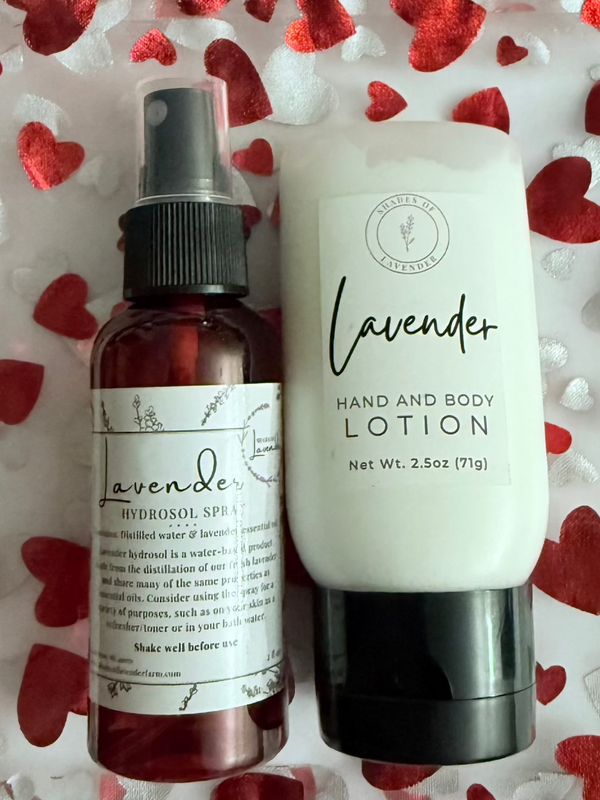 Lavender Valentine Mini Lotion Set