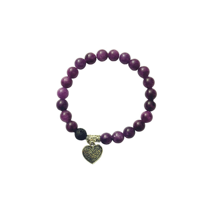 Amethyst_Stretchy_essential_oil_bracelet