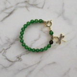 Green Jade essential oil diffuser bracelet