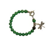 Green Jade essential oil diffuser bracelet