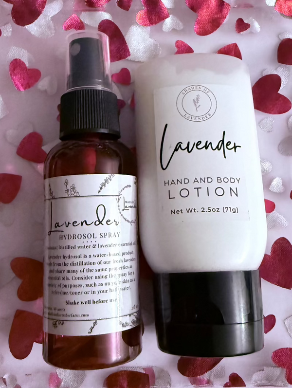 Lavender Valentine Lotion Set