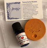 Love Stuck Essential Oil Blend with Rose Terra Cotta  Stone