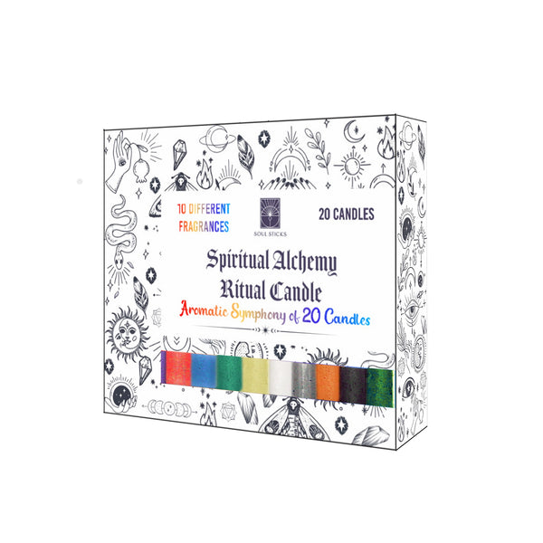 Spiritual Alchemy Ritual Candle set of 20