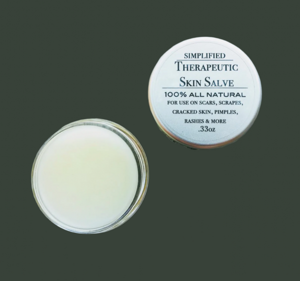 Therapeutic Skin Salve Travel Size with Frankincense essential oil